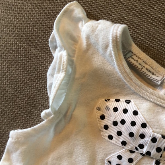 Adorable Boutique baby onesie with tutu size 6-9 months NWT - Picture 6 of 6